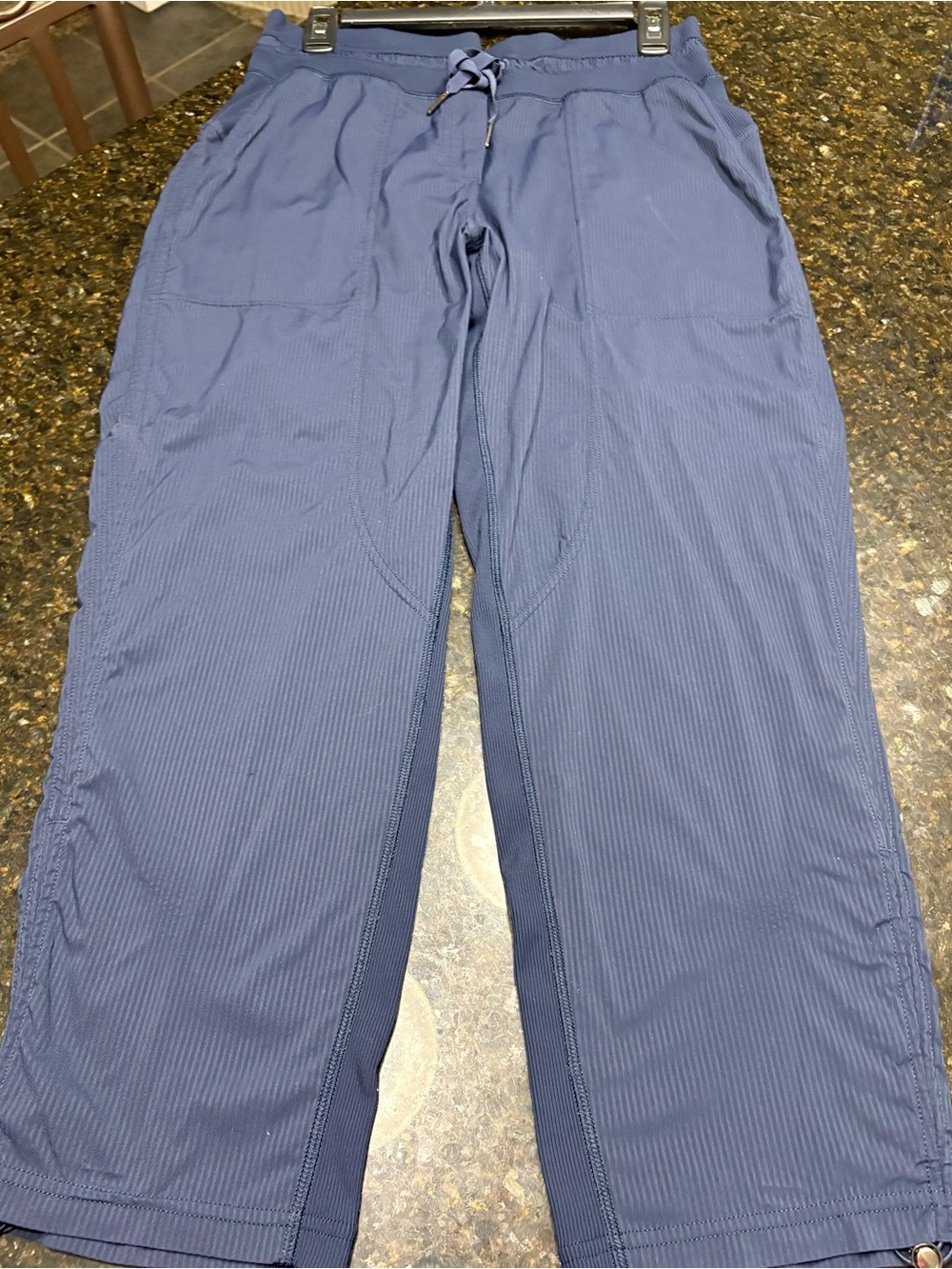 lululemon athletica Women's Navy Blue Drawstring Jogger Pants